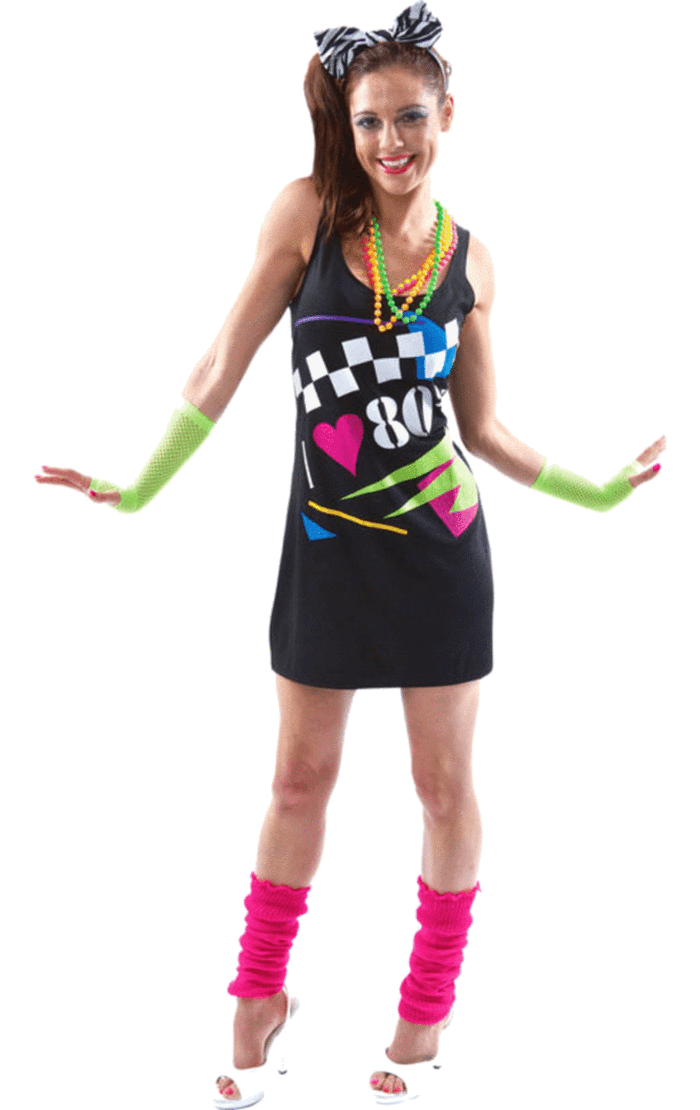 Womens I Love The 80s Dress