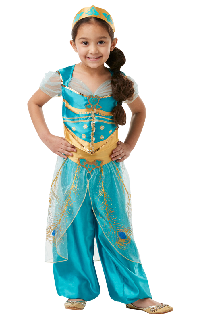 Girls Princess Jasmine Costume
